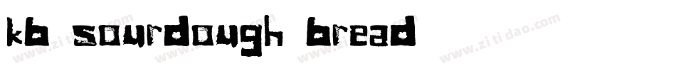 KB Sourdough Bread字体转换
